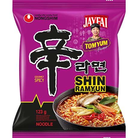 Nouilles Instant. Shin Ramyun Tom Yum 123 G NONGSHIM
