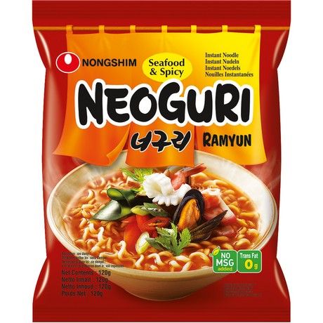 nouilles epicées NEOGURI fruits de mer nong shim 120g