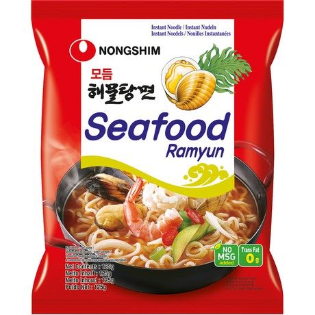 nong shim ramen saveur fruit de mer 125g