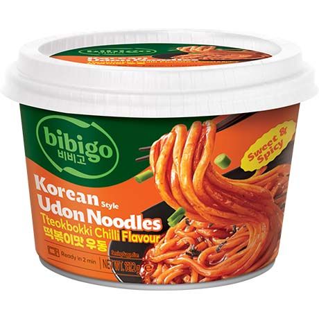 BIBIGO 韩式辣炒年糕乌冬面 187.2克 - 速食