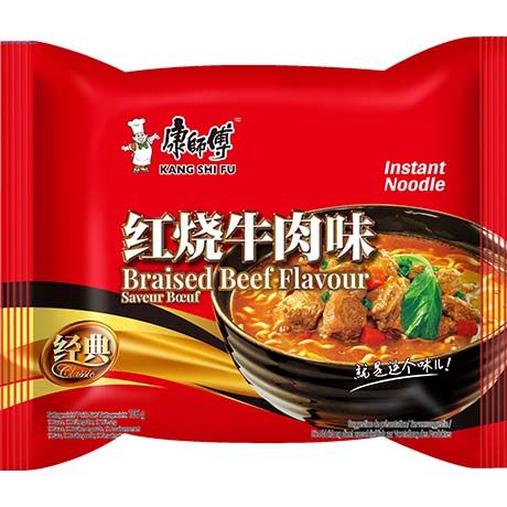 Nouilles Instantanées Bœuf Braisé KANG SHI FU 106g - Ramen Chinois