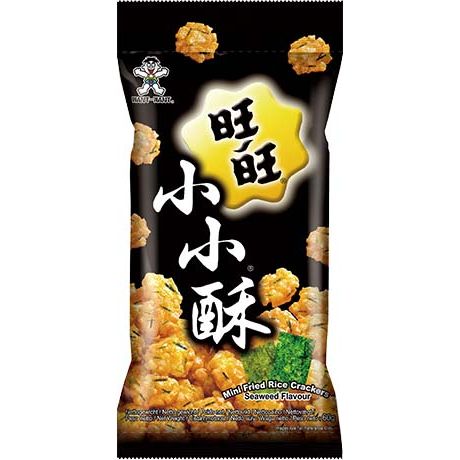 want want mini cracker frits goût algue épicé 60g