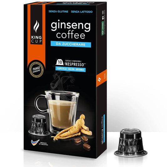 Café au ginseng à sucrer - Capsules Nespresso 10p 55g