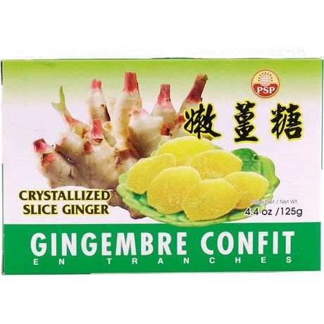 Gingembre Confit En Tranches 125 G PSP