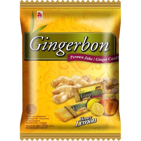 Bonbons Miel-Citron Gingembre 125 G GINGERBON