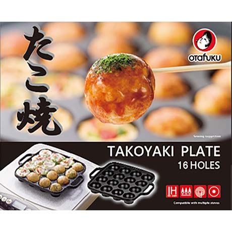 Plaque à Takoyaki OTAFUKU - Moule Japonais pour Boulettes de Poulpe