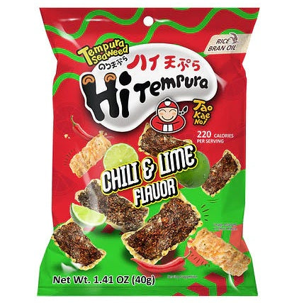 TAOKAENOI TEMPURA SEAWEED CHILI & LIME 40 G.
