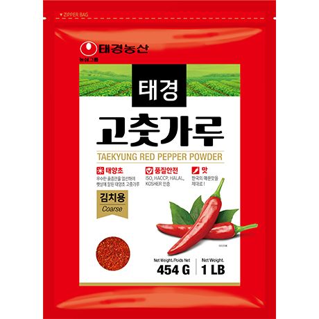 Poudre de Piment Rouge pour (moulu gros) 454 G TAEKYUNG