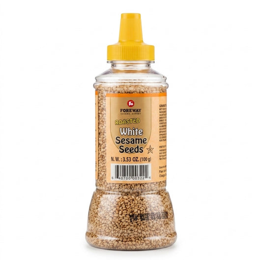 Graines de Sésame Blanches Grillées 100g — Foreway