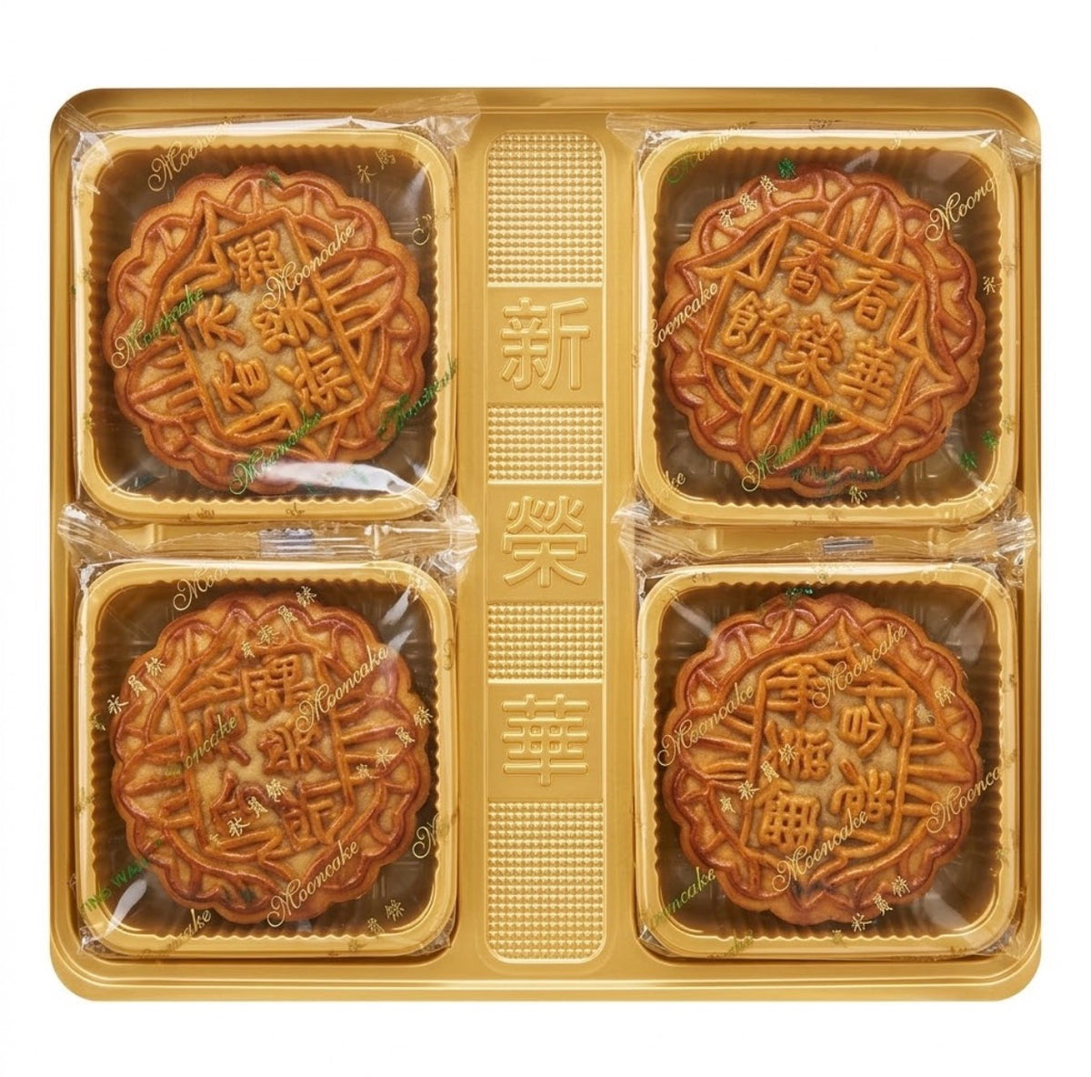 月饼-香港-小豆-红豆1个熟鸡蛋-1盒=4x185g