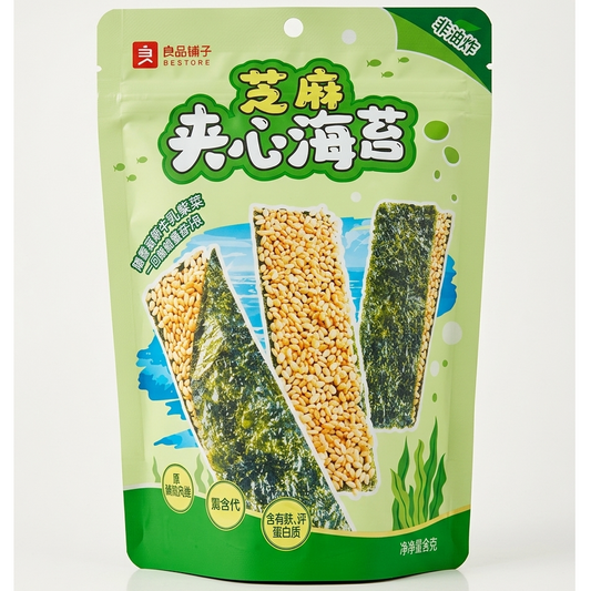 脆皮紫菜芝麻 35 GR 良品铺子
