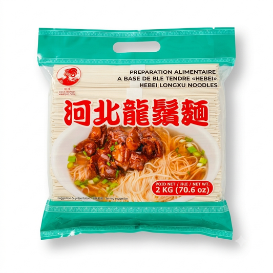 Nouilles Fines Style Hebei Longxu 2kg — Cock Brand