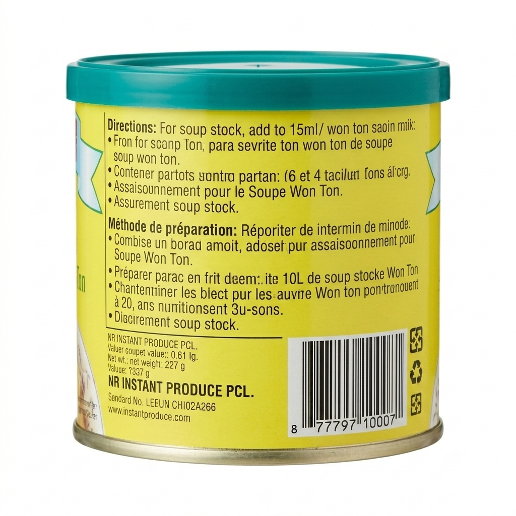 Assaisonnement pour Soupe Won Ton 227g — Lee Brand