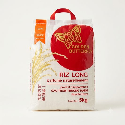 Riz Long Parfumé Naturellement Qualité Extra 5kg — Golden Butterfly