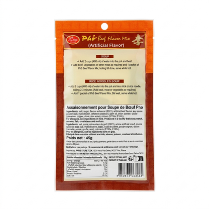 Assaisonnement pour Soupe de Bœuf Pho 5 Servings 45 g | Lee Brand