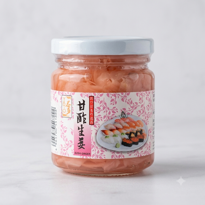 Gingembre Mariné Rose au Vinaigre pour Sushi 190g — Yato