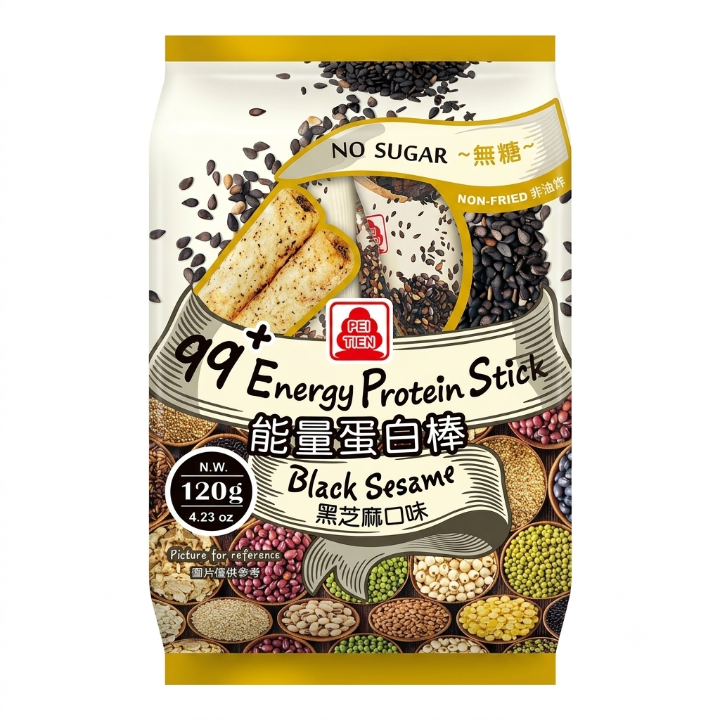 Biscuit Protéiné Énergétique 99+ Sans Sucre 120g — Pei Tien