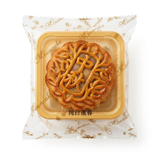 Gâteau de la Lune au Lotus Blanc Pur Mini 75 G – SUNWINWAH