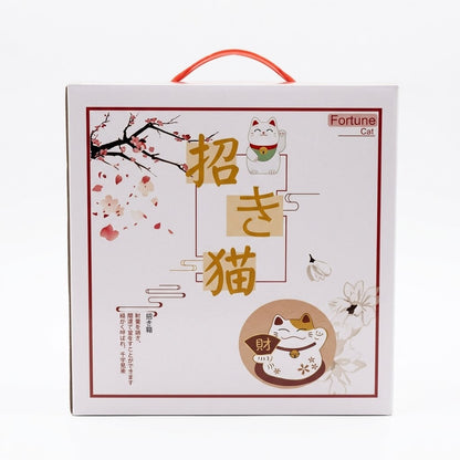 Chat porte-bonheur Maneki-neko à patte mobile – 16 cm