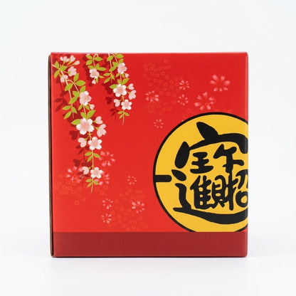 Tirelire chat porte-bonheur Maneki-neko en céramique – 11 cm JYJB