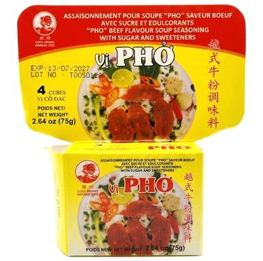 Assaisonnement pour Soupe Pho Saveur Bœuf 75 g – COCK BRAND