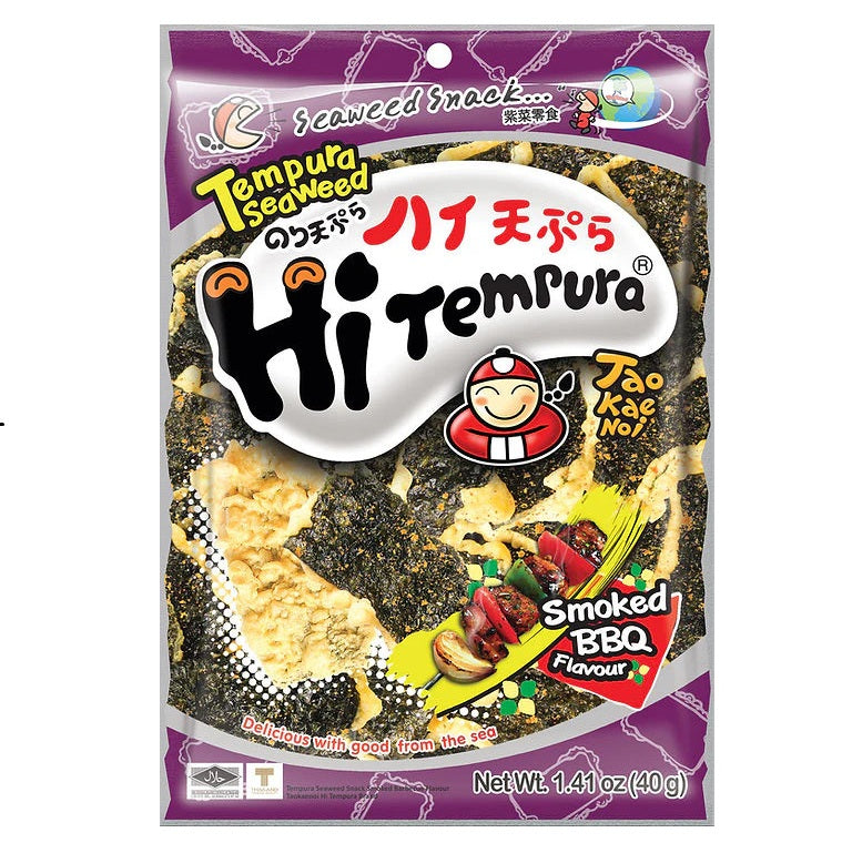 TAOKAENOI TEMPURA SEAWEED SMOKED BBQ 40 G.