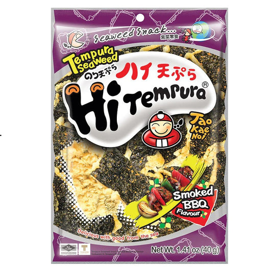 TAOKAENOI TEMPURA SEAWEED SMOKED BBQ 40 G.