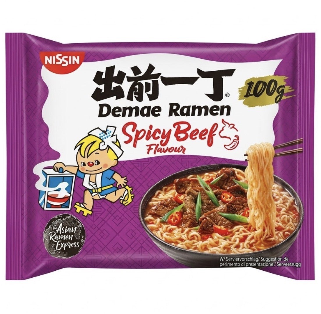 Nouilles Instantées Demae Bœuf Épicé 100 G – NISSIN