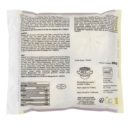Brioches à la Vapeur au Porc Laqué 4 x 100 G – NEW CHIN HOA