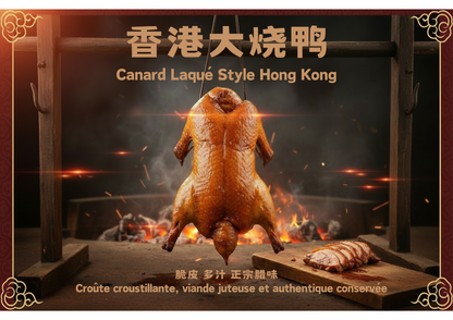 新鲜烹制的整只北京烤鸭（周六供应）