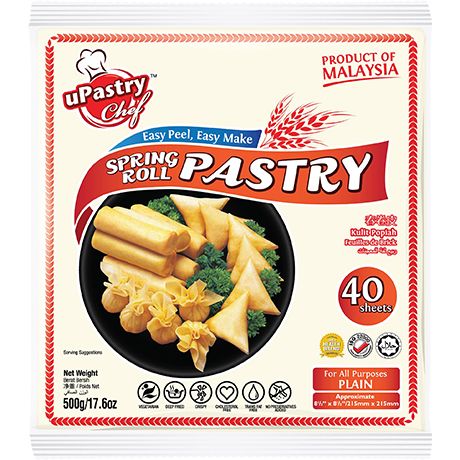 春卷片 215/40 500 GR UPASTRY