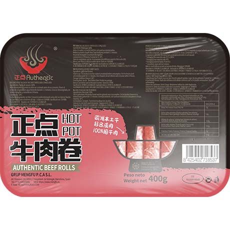 Tranches de Hampe de Boeuf Roulées 400 G AUTHENTIC