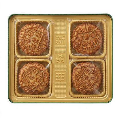 Gâteau de la Lune Hong Kong Azuki Haricot Rouge 4 x 185 G – SUNWINWAH
