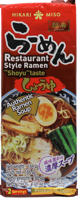 HIKARI ramen japonais au Shoyu sauce soja 188g