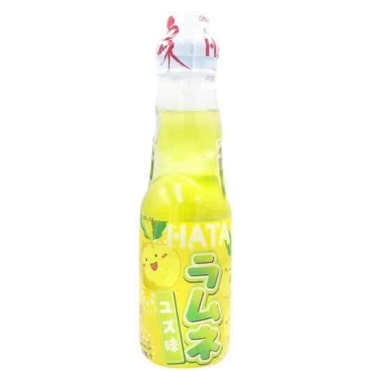 Ramune Yuzu Hata Kosen 200ml - Limonade Japonaise Bille de Verre