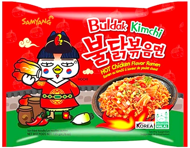 SY Nouilles ins. épicé sav. kimchi SAMYANG Buldak 140g