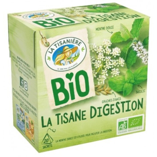 Bio La Tisane Digestion la tisanière 20 sachets 30g 