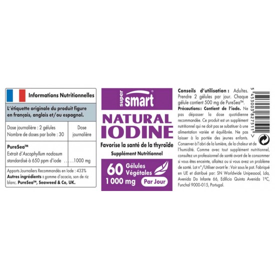 Natural Iodine 500 mg