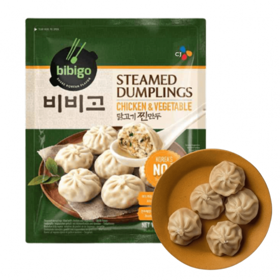 bibigo Dumplings vapeur poulet légume 560g