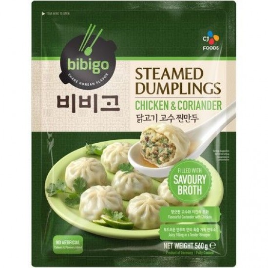 bibigo 韩式鸡肉香菜蒸包 560g