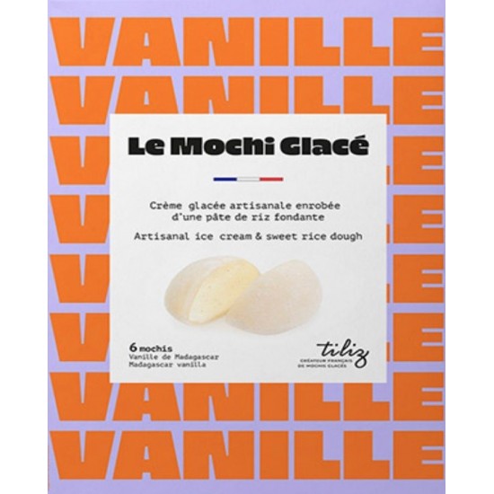 Tiliz mochi glacé goût vanille 6p 