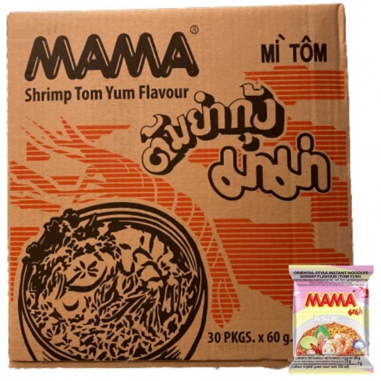 一箱泰国妈妈面 虾肉味 30包x60g