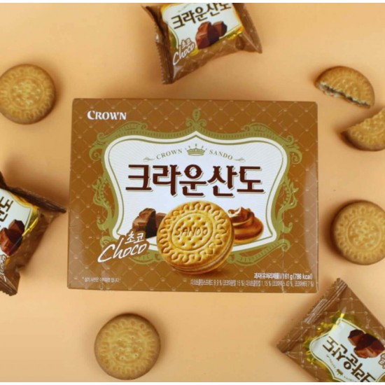 Crown Sando Chocolat Biscuit 161g
