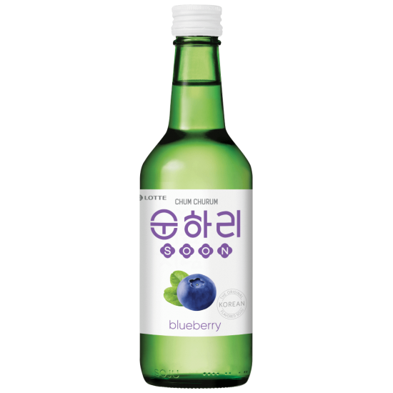 韩国Chum Churum 蓝莓味烧酒 12% (350 ml)