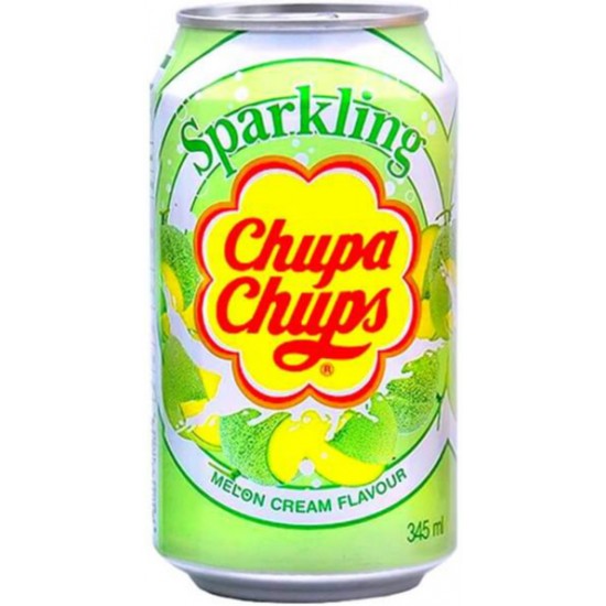 chupa chups 韩国苏打饮料 奶油香瓜味 345ml